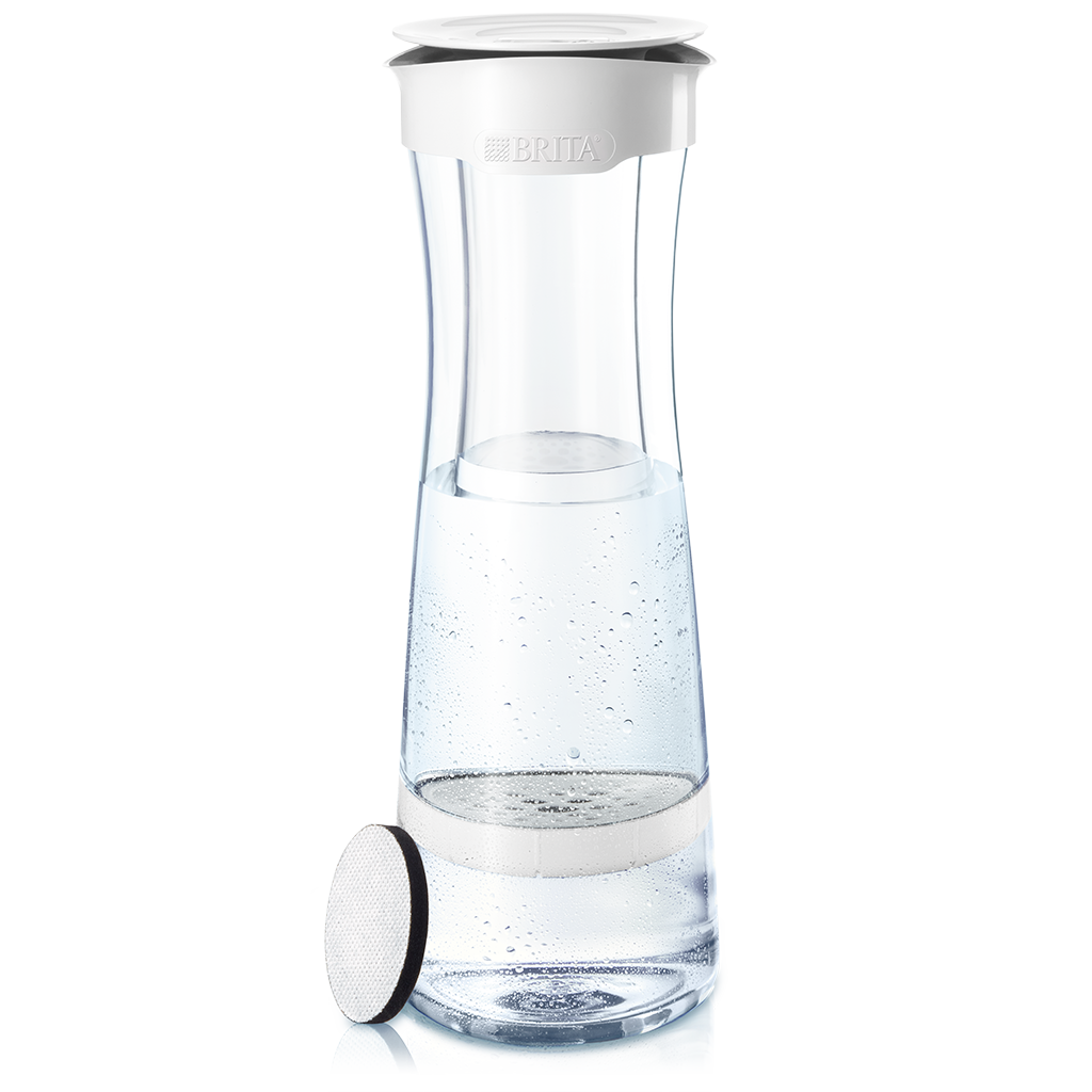 BRITA Bottiglia con filtro per l'acqua, riduce il cloro e le impurità  organiche, senza BPA, rosa, 600 ml : : Casa e cucina