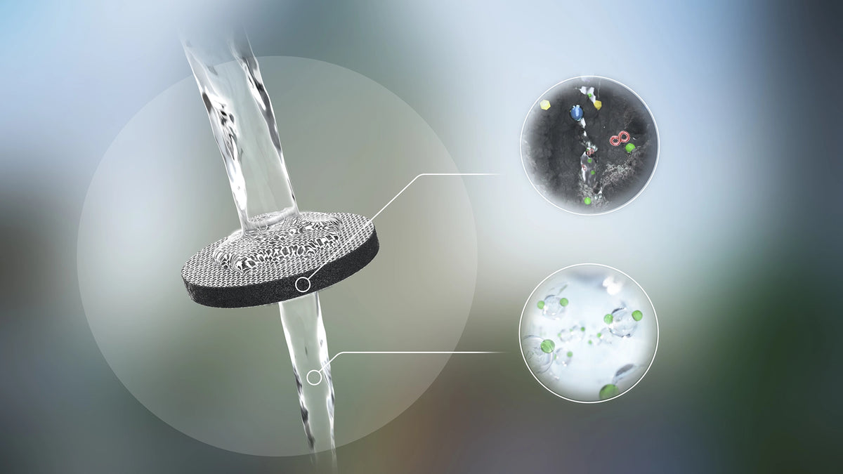 Carica video: MicroDisc water filter shown from different views
