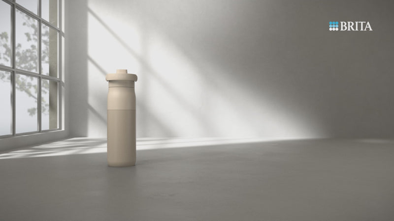BRITA LARQ Essential water bottle shown from different views